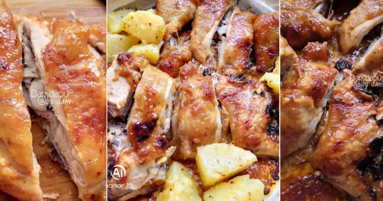 Ayam Bakar Mayones Paling Senang Nak Buat, Perap 30 Minit Pun Dah Sedap