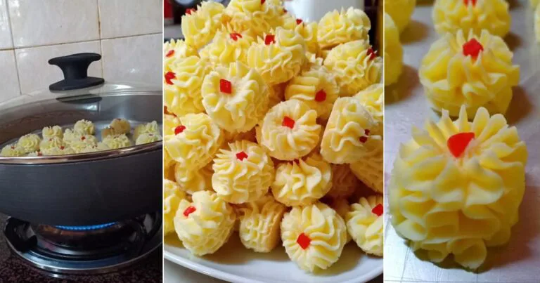 Kuih Semperit Buat Cara Paling Senang, Guna 3 Bahan Saja Bakar Pun Atas Dapur Gas