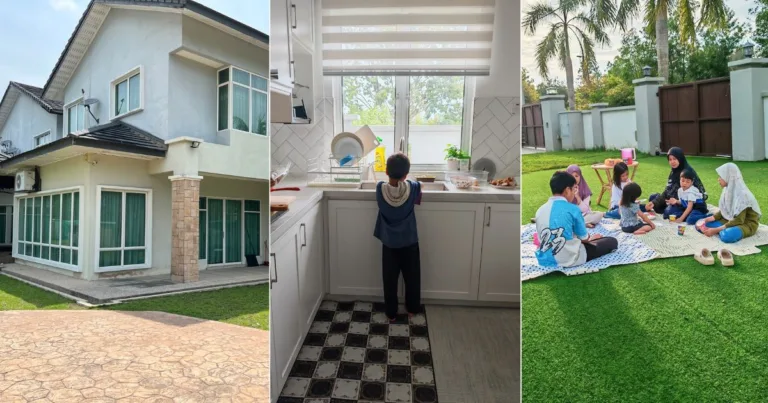 Rumah Besar 7 Bilik, 7 Anak Tapi Kemas Luar Dalam Hasil Anak Rajin Buat Kerja Rumah