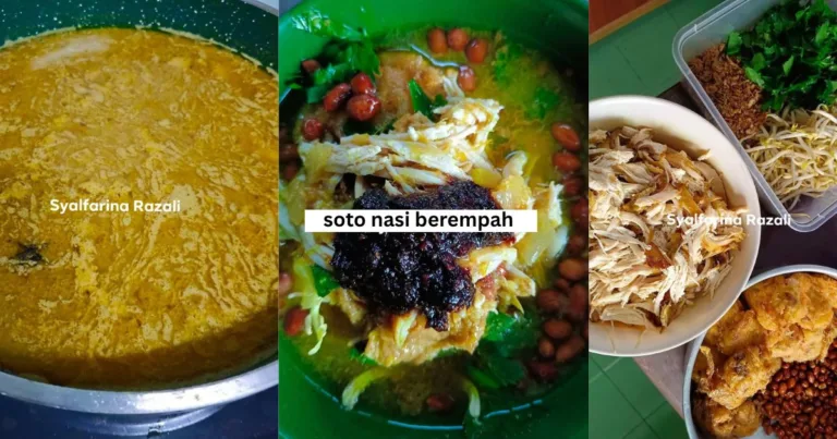 Cara Buat Soto Nasi Berempah Padu. Sukatan Untuk Dua Kali Makan