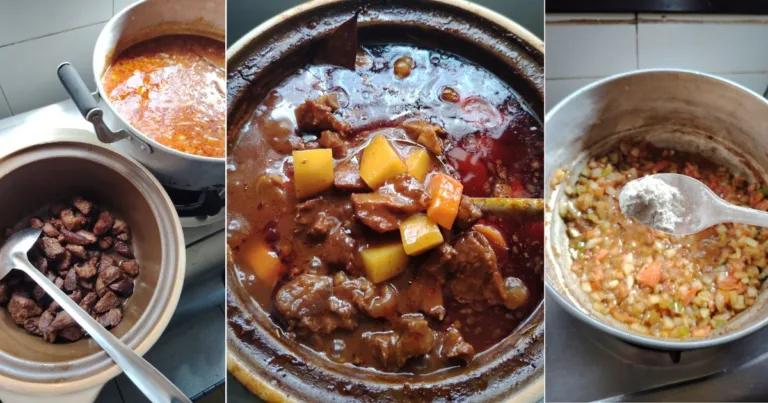 Buat Sendiri Beef Stew Yang Enak Tanpa Pressure Cooker. Daging Lembut Terus Hancur Bila Digigit