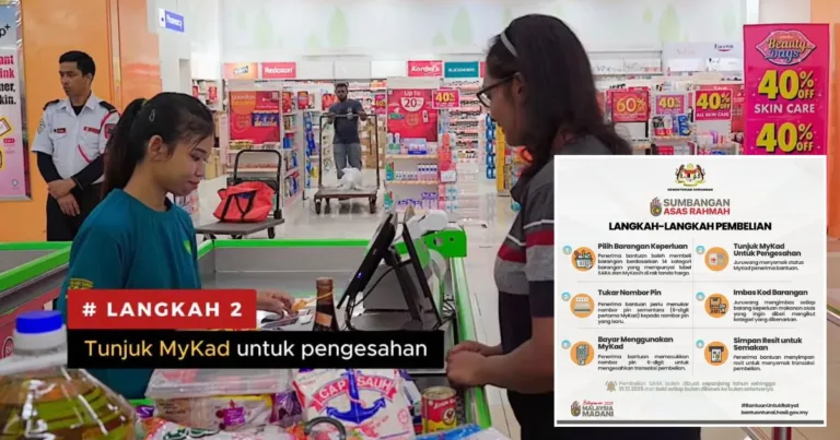 Pemberian SARA RM100 Tak Perlu TNG, Bawa MyKad Saja Untuk Tebus Beli Barang