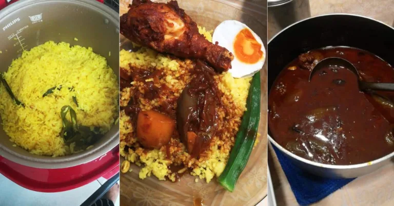 Buat Sendiri Nasi Kandar, Lengkap Dengan Kari Kicap & Ayam Goreng