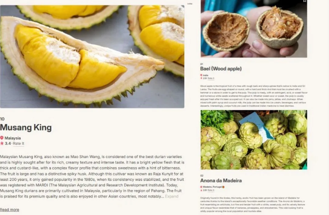 Musang King Tersenarai Buah Tropika ‘Terburuk’ Dunia, Peminat Durian Terkejut