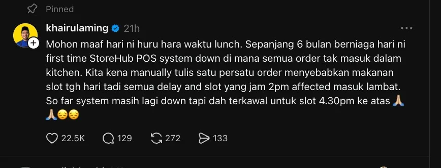 “6 Bulan Berniaga Hari Ini First Time Kena”, Khairul Aming Mohon Maaf Rembayung Huru-Hara 5 “6 Bulan Berniaga Hari Ini First Time Kena”, Khairul Aming Mohon Maaf Rembayung Huru-Hara