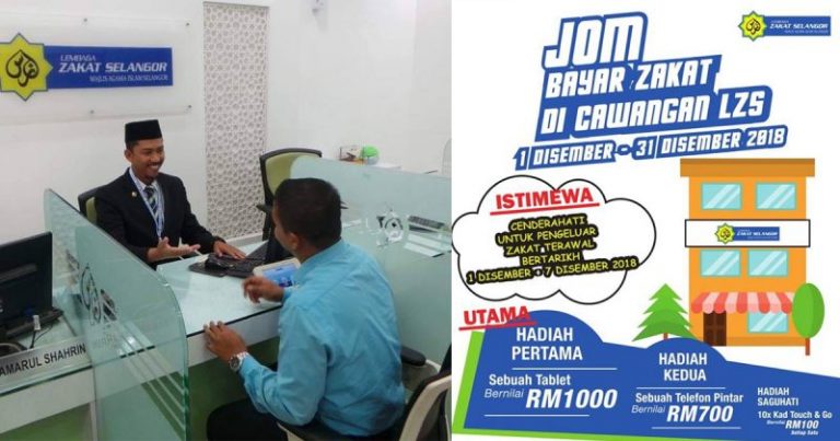 Tiada Alasan Tak Sempat Bayar, Semua Cawangan Zakat Selangor Buka 7 Hari Seminggu Bulan Ini!