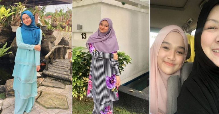 Manisnya Marissa Dania Sampai Jadi Tumpuan Ketika Beraya, Macam Artis. Doa Abby Moga Anaknya Dikenali Kerana Perkara Yang Baik-baik