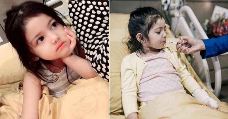 Anak Che Ta, Aaisyah Dhia Rana Masuk Hospital Pun Tetap Comel, Netizen Doa Cepat Sembuh