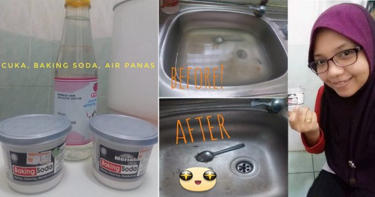 Tak Payah Berpeluh Pakai Pam Atasi Singki Tersumbat, Ini Cara Paling Mudah. Cuma Guna 3 Bahan Dapur
