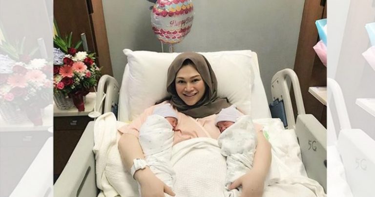 Kejutan Bersalin Awal, Zizie Izette Dah Selamat Lahirkan Anak Kembar Lelaki