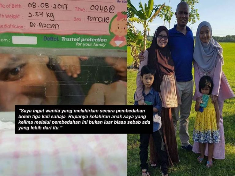 Faizal Ismail Kongsi Kisah Isteri 5 Kali Bersalin Secara Pembedahan