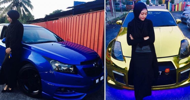Selain Mekap Muka, Hobi Wanita Ini ‘Mekap’ Kereta & Koleksi Kereta Yang Dimiliki Memang Hot!