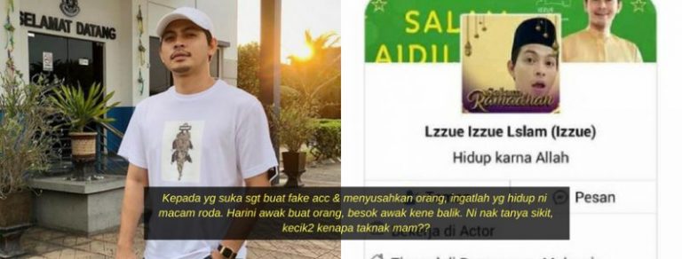 Peminat Rugi Ribuan Ringgit Beli Telekung. Izzue Islam Buat Laporan Polis Individu Cipta Akaun Facebook Palsu Libatkan Gambar dan Namanya