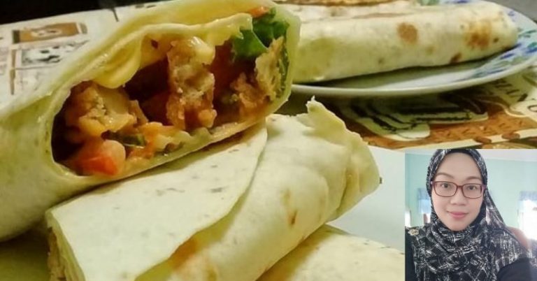 Roti Tortila Homemade Sihat Untuk Makan Malam, Sesuai Bagi Yang Sedang Diet Tapi Nak Makan Sedap