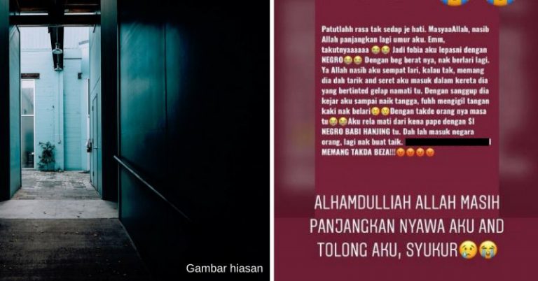 Wanita Ini Kongsi Pengalaman Diekori Awang Hitam Ketika Nak Balik Rumah. Hati-Hati Semua!