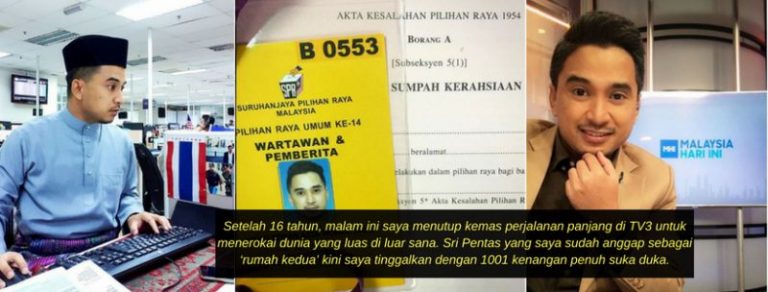 Percaya Rezeki Allah Itu Luas, Setelah 16 Tahun Izwan Azir Saleh Undur Diri. Netizen Luah Rasa Sebak Tonton Ending Buletin Utama Semalam