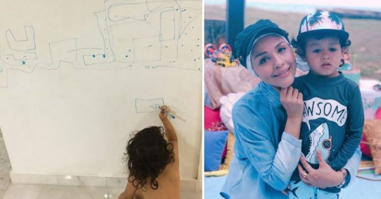 Noryn Aziz Pasrah Anak Conteng Dinding, Anggap Itu Sebagai Bakat Pelukis Mural