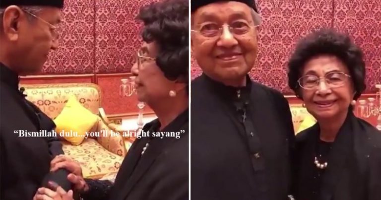 “Bismillah…You’ll Be Alright Sayang.” Aksi Manis Tun Dr Siti Hasmah Tenangkan Suami Buat Netizen Sebak. Tapi Ada Juga Yang Lucu…