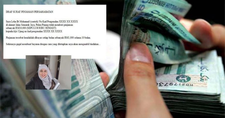 Sebelum Beri Kawan Atau Saudara Pinjam Duit, Pastikan Buat Surat Perjanjian Hutang Macam Ni