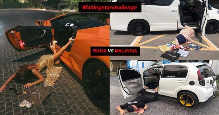Buat Aksi ‘Fake Fall’ Paling Menarik! Selepas Kiki, Falling Star Challenge Pulak Jadi Ikutan
