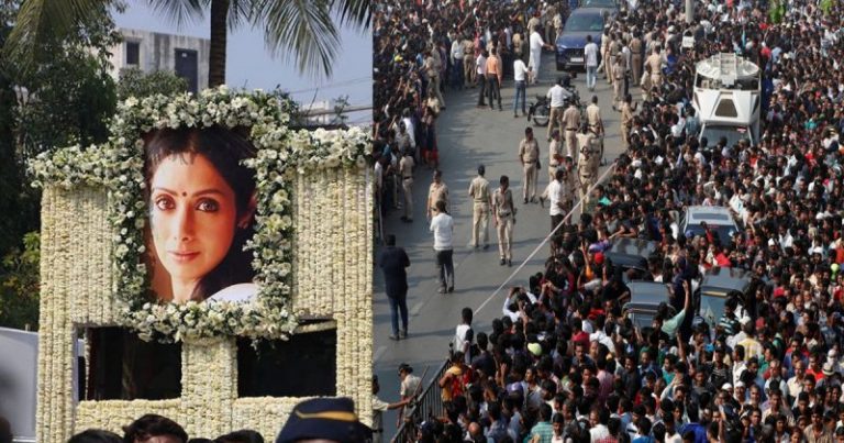 ‘Perjalanan’ Terakhir Sridevi Diiringi Kesedihan Ribuan Peminat & Pelakon Bollywood