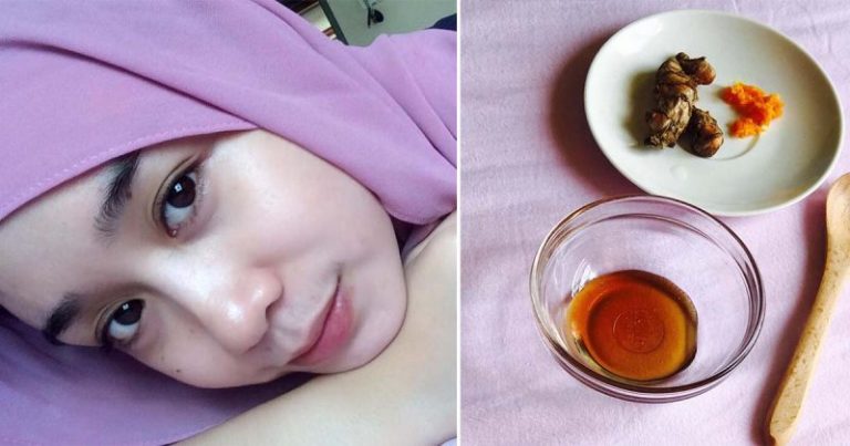 DIY Skrub Bibir Dari Madu & Kunyit Rawat Bibir Hitam & Kering Jadi Merah Pink!