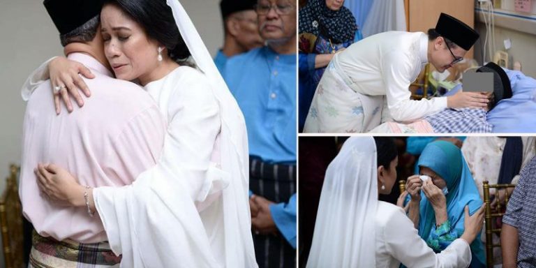 Akad Nikah Depan Bapa Tenat Di Hospital, Sejurus Selesai Bapa Hembuskan Nafas Terakhir
