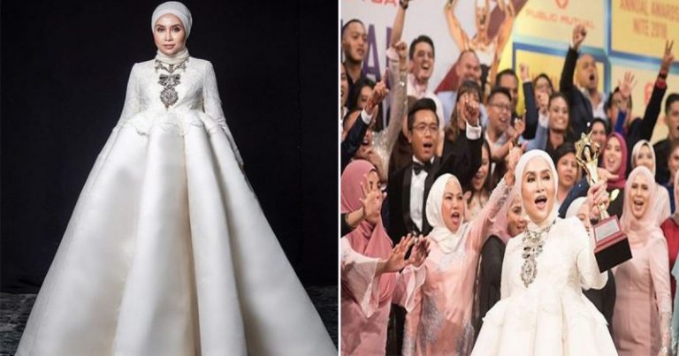 Gaun Unik Curi Tumpuan Tapi Kejayaan Usahawan Wanita Ini Lagi Luar Biasa. Terima Anugerah Tertinggi Kerana Catat Jualan RM 228 Juta!