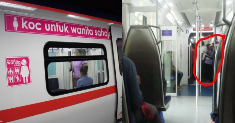 Geram Ibu Menyusu Tiada Tempat Duduk, Wanita Ini Hambat Keluar Lelaki Dalam Koc Wanita. Keberanian Dipuji Netizen Tapi Dia Terkilan…