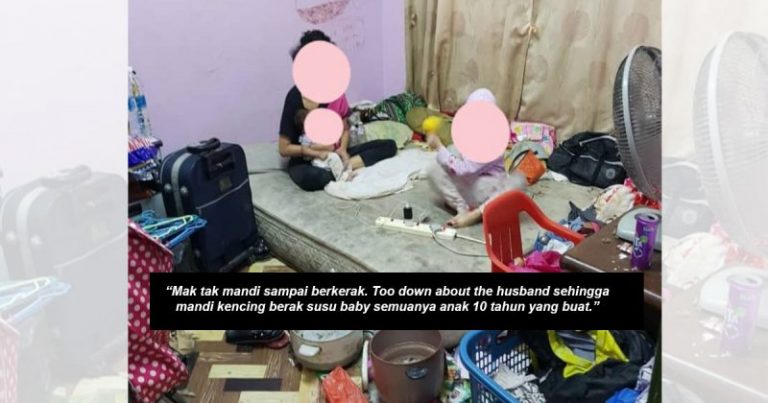 Anak Umur 10 Tahun Ambil Alih Jaga Bayi Baru Lahir Bila Mak Meroyan Akibat Ditinggal Suami Sebaik Bersalin