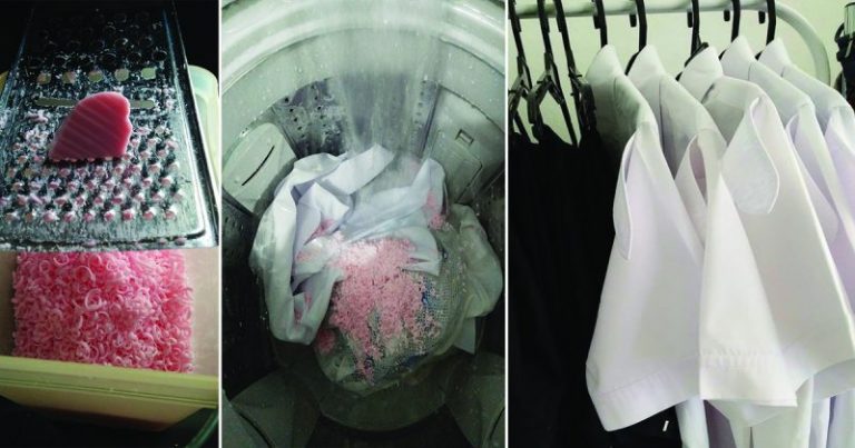 Tak Perlu Sental, Ibu Ini Tunjuk Cara Mudah Basuh Baju Sekolah Anak. Putih Sampai Akhir Tahun!