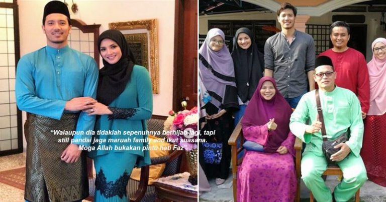 Pandai Sesuaikan Diri & Hormat Keluarga Mentua, Kesederhanaan Fazura Beraya Bersama Famili Fattah Dipuji Netizen