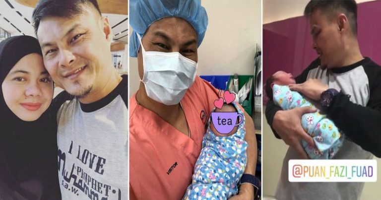 Sebenarnya Kembar Tapi Seorang Gugur, Selepas Miliki 4 Anak Syurga, Akhirnya Adam Corrie Dakap Zuriat Pertama