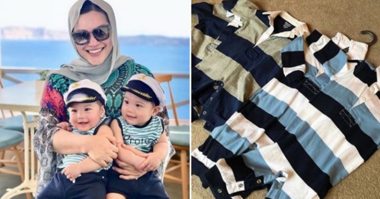 Sudah Tidak Muat Dipakai, Datin Seri Zizie Izette Ingin Sedekah Pakaian Anak Kembar Pada Yang Memerlukan