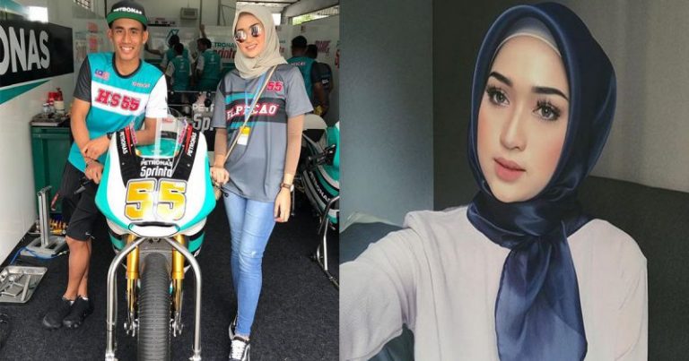 Isteri Pelumba MotoGP Malaysia Hafizh Syahrin Jadi Perhatian Media Luar Negara Kerana Cantik!