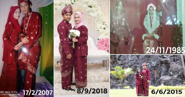 Demi Penuhi Hasrat Nenek Usia 86 Tahun, 3 Beradik Sepakat Pakai Kembali Baju Kahwin Ibu 33 Tahun Lalu