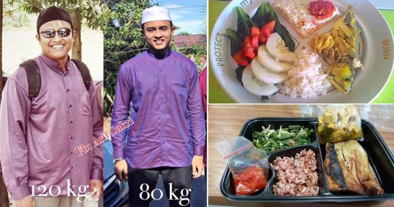 Berat Turun 40 Kg. Dalam Masa 3 Bulan, Pemuda Ini Kongsi Jadual Makan 6 Kali Sehari & Diet Yang Dipraktikkan