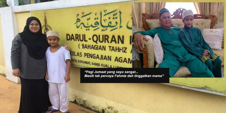 ‘Terima Kasih Fahmie Temankan Abah’ Luahan Ibu Yang Baru Kematian Bapa Dan Semalam Kehilangan Anak